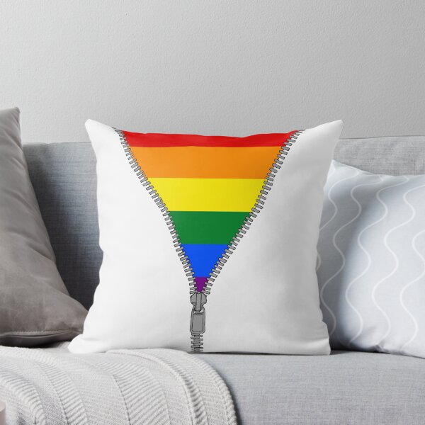 Item preview, Unzipped Pride Flag (white bg) designed and sold by callboxkat.