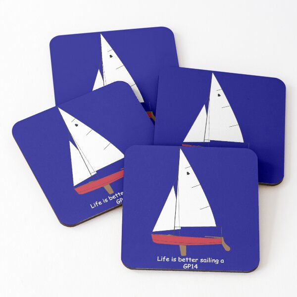 Item preview, GP14 Sailboat - Life is Better Sailing a GP14 designed and sold by CHBB.