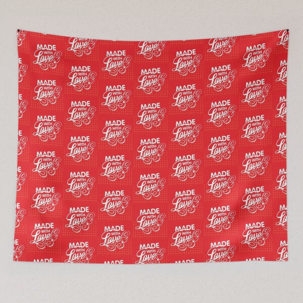 Item preview, Made With Love. Red With White Letters Gifts For Those You Love. designed and sold by lduke47.