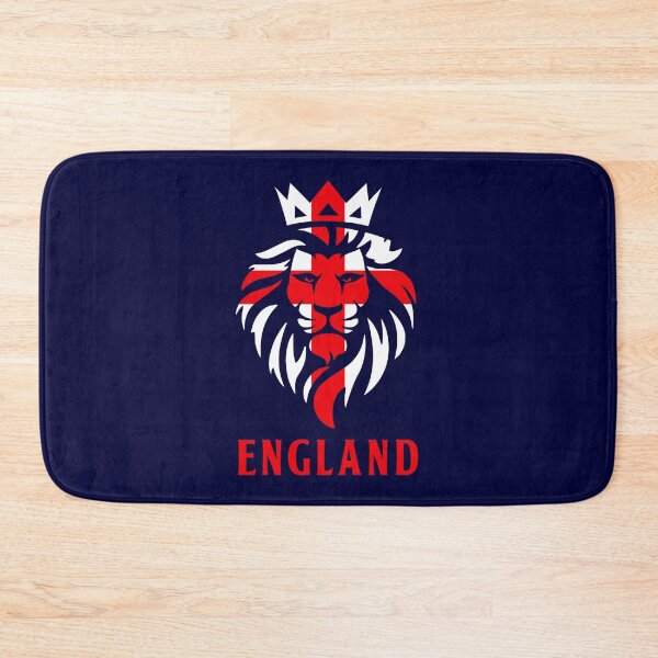 Item preview, Patriotic England Football Crown Lion Head Flag designed and sold by el-em-cee.