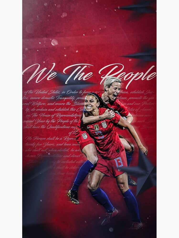 Alex Morgan Poster Canvas Print Framed Art Soccer Poster 