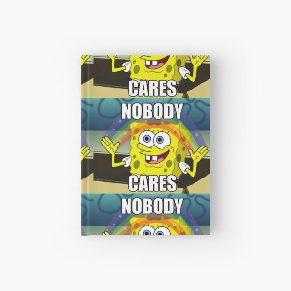 Spongebob Nobody Cares Hardcover Journal