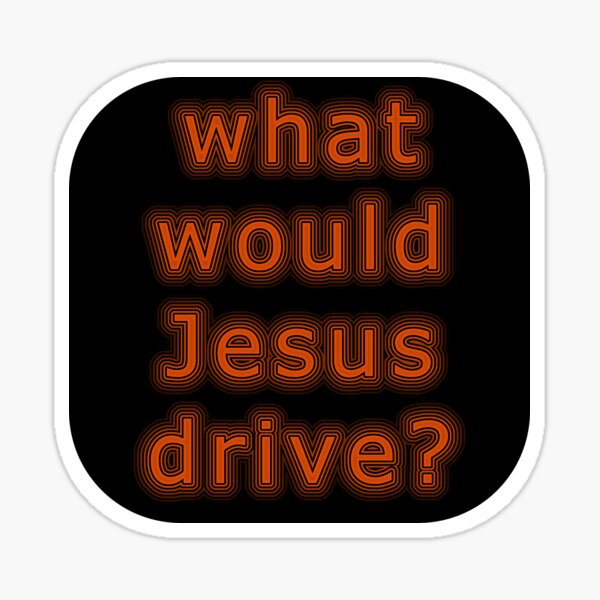 Item preview, What Would Jesus Drive WWJD Retro ? designed and sold by hilda74.