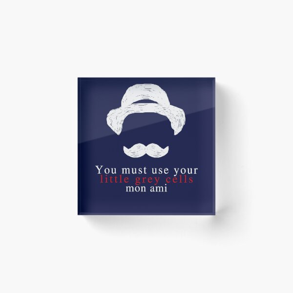 Item preview, Agatha Christie Hercule Poirot Little Grey Cells , Unisex For Men Women Summer Fashion N Girl Trendy Old Fashioned Gift Sellers Trend designed and sold by ZAVDBWB.