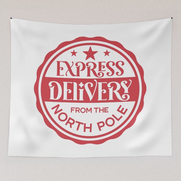 Item preview, Express Delivery | North Pole | Christmas Design | Holiday Gift  designed and sold by Ravenvine.