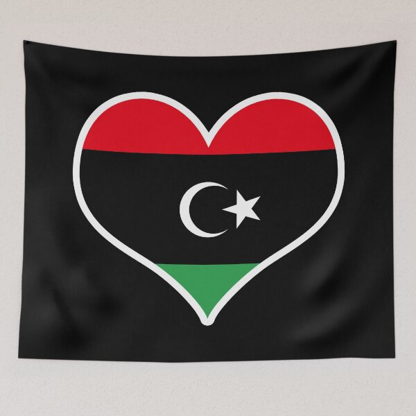 Item preview, Libya Flag Heart designed and sold by PKHalford.