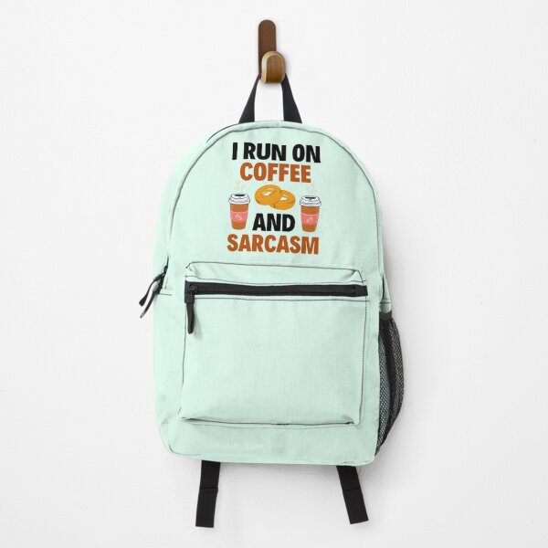 Item preview, I Run On Coffee And Sarcasm Funny Coffee And Sarcasm Sayings designed and sold by chetan786.