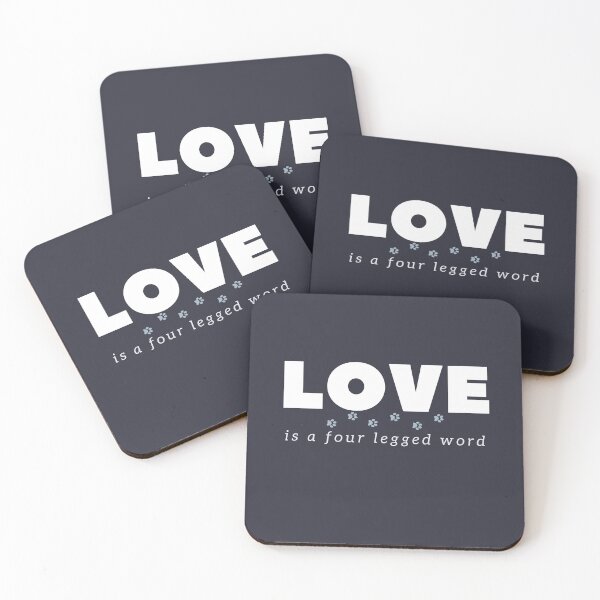 Item preview, Love is a Four Legged Word designed and sold by PurrfectLuv.