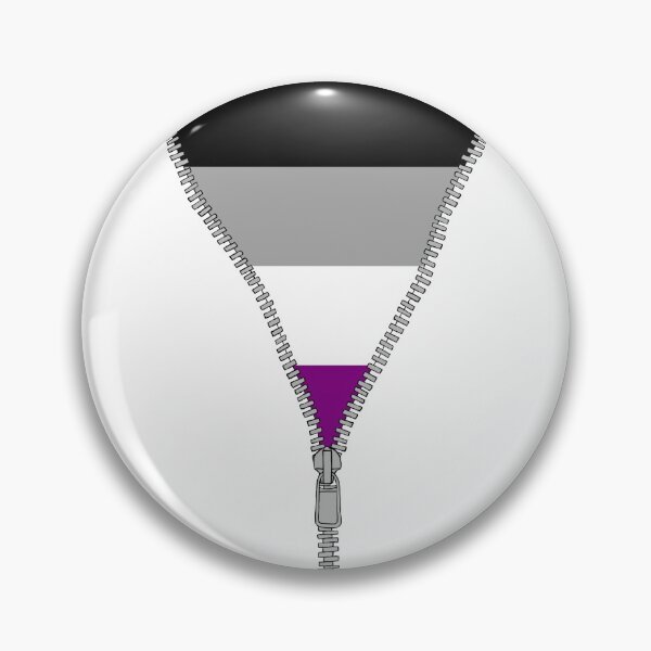 Item preview, Unzip Ace Pride (white bg) designed and sold by callboxkat.