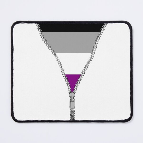 Item preview, Unzip Ace Pride (white bg) designed and sold by callboxkat.