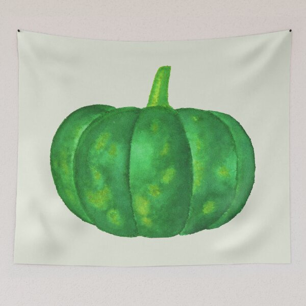 Item preview, Green Watercolor Pumpkin designed and sold by Mirushy.