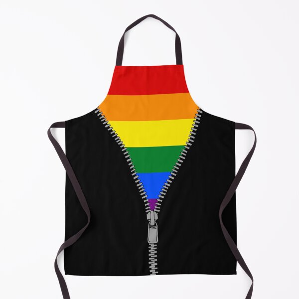 Item preview, Unzipped Pride Flag (black bg) designed and sold by callboxkat.