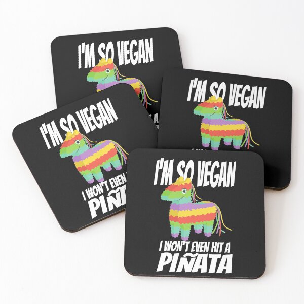 Item preview, I'm So Vegan I Won't Even Hit A Pinata designed and sold by nanogarbanzo.