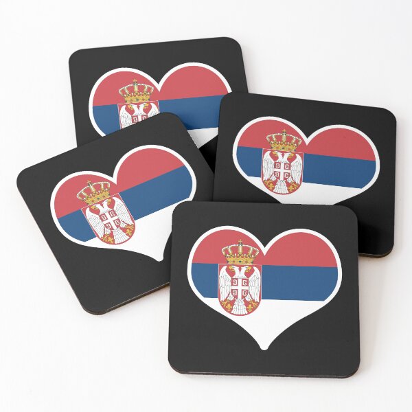 Item preview, Serbia Flag Heart designed and sold by PKHalford.