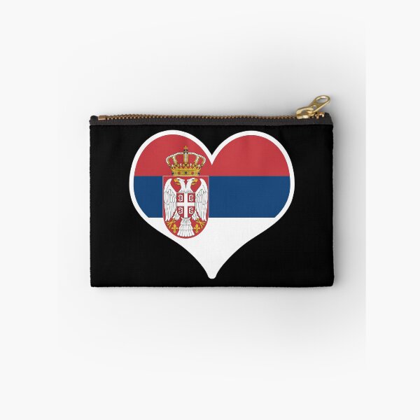 Item preview, Serbia Flag Heart designed and sold by PKHalford.