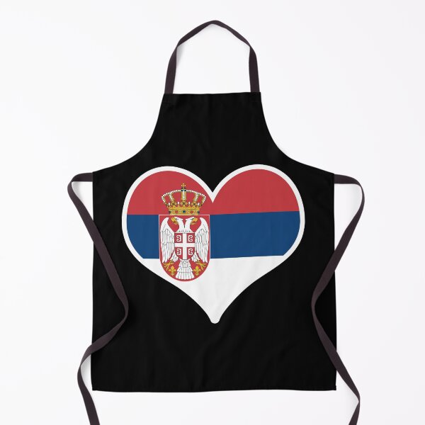Item preview, Serbia Flag Heart designed and sold by PKHalford.