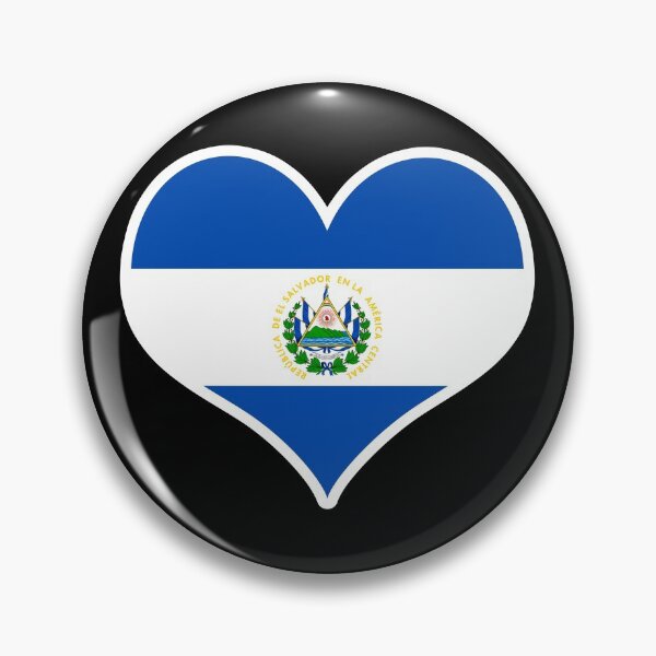Item preview, El Salvador Flag Heart designed and sold by PKHalford.