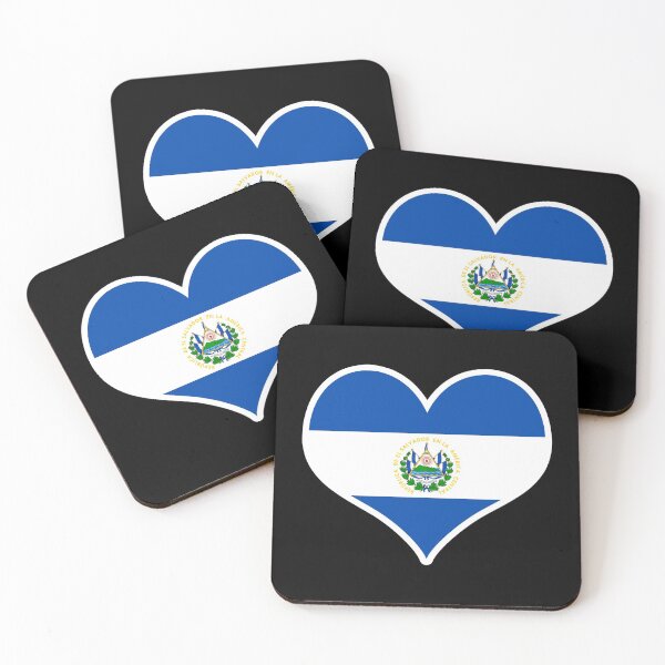 Item preview, El Salvador Flag Heart designed and sold by PKHalford.
