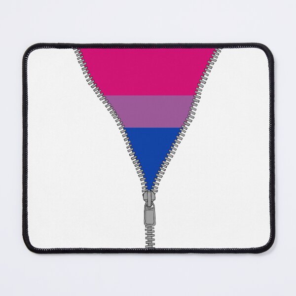 Item preview, Unzip Bi Pride (white bg) designed and sold by callboxkat.