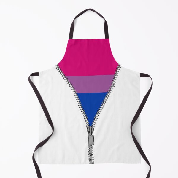 Item preview, Unzip Bi Pride (white bg) designed and sold by callboxkat.
