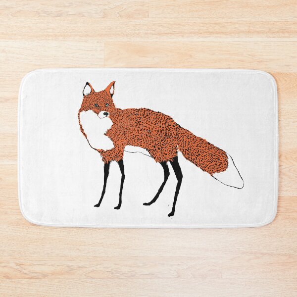 Item preview, Fox in the snow - Animal Illustration - Kitsune in snow scene designed and sold by Davida Fernandez.