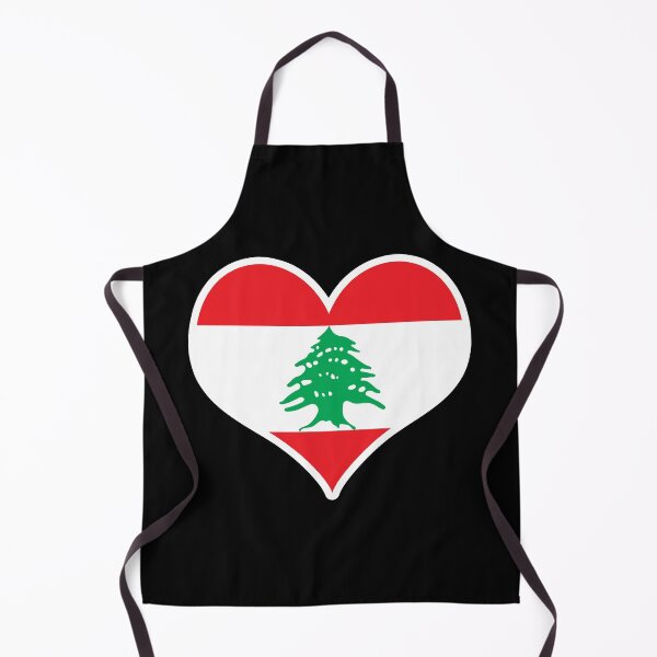 Item preview, Lebanon Flag Heart designed and sold by PKHalford.
