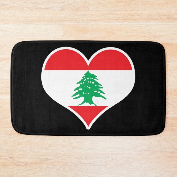 Item preview, Lebanon Flag Heart designed and sold by PKHalford.