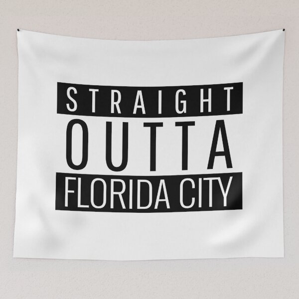 Item preview, Straight Outta Florida City Florida  designed and sold by Teelogic.