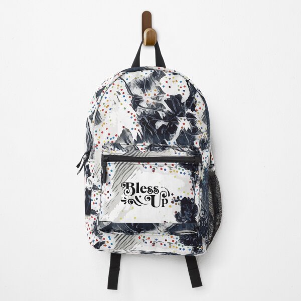 Artikelvorschau, Schwarzer Tintenklecks inspirierte florale und farbige Punkte entworfen und verkauft von Bless-Up-Store.