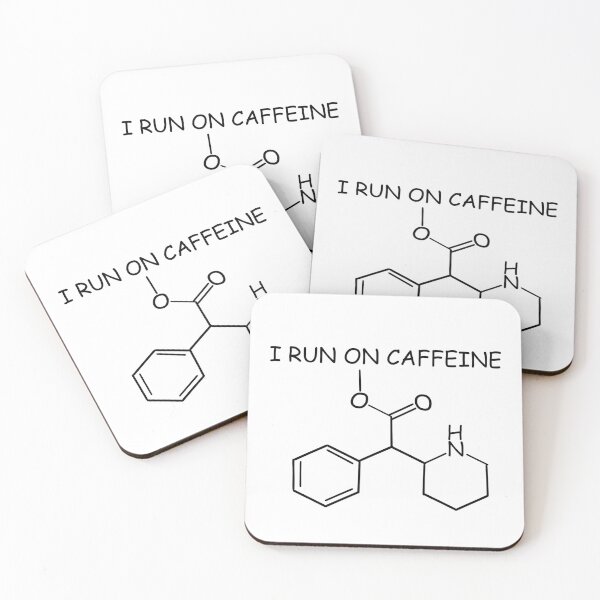 Item preview, I Run On Caffeine - Ritalin / Methylphenidate designed and sold by comicwithout.