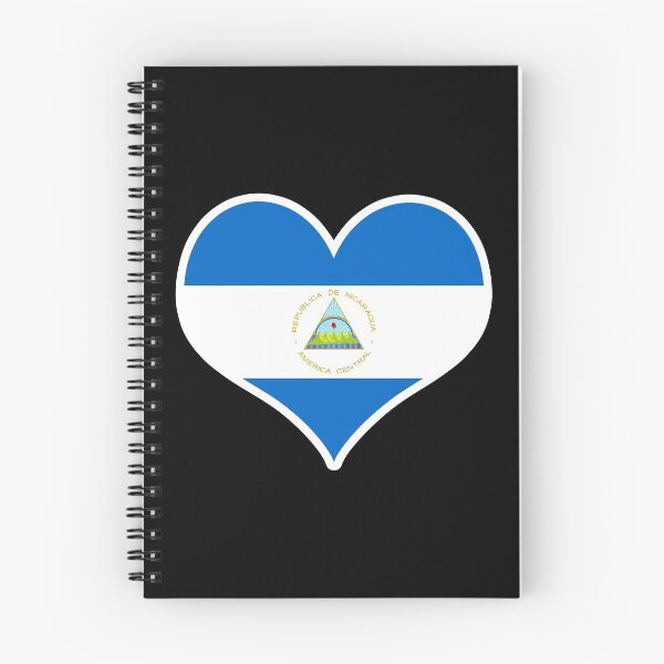 Item preview, Nicaragua Flag Heart designed and sold by PKHalford.