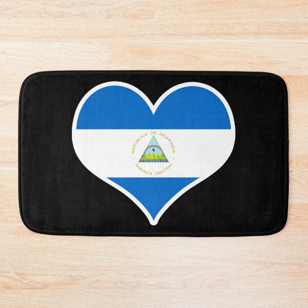 Item preview, Nicaragua Flag Heart designed and sold by PKHalford.