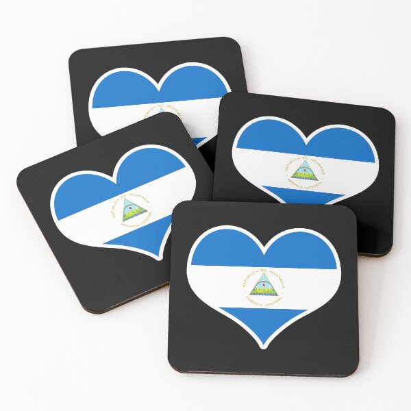Item preview, Nicaragua Flag Heart designed and sold by PKHalford.