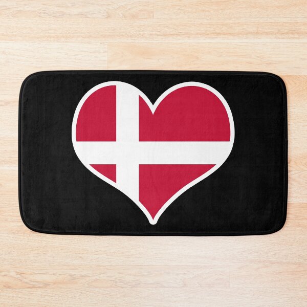 Item preview, Denmark Flag Heart designed and sold by PKHalford.