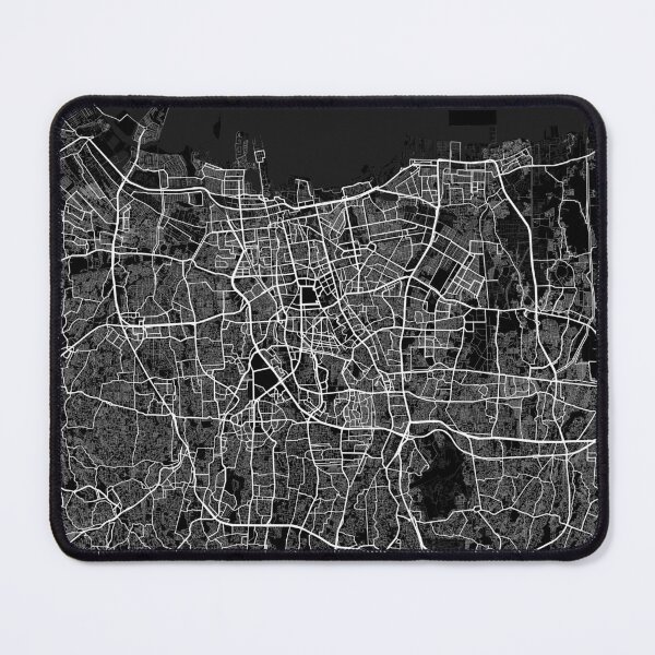 Item preview, Jakarta City Map of Indonesia - Full Moon designed and sold by deMAP.