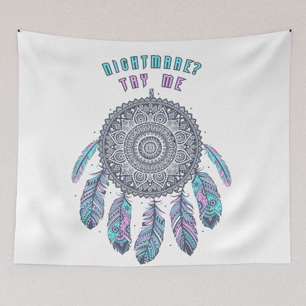 Item preview, Nightmare? Try Me | Dream catcher | Indian Ornament designed and sold by arteesketch.