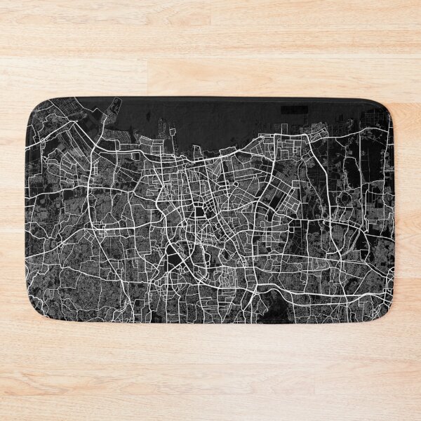 Item preview, Jakarta City Map of Indonesia - Full Moon designed and sold by deMAP.