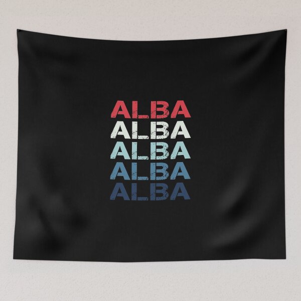 Item preview, Alba Name T Shirt - Alba Vintage Retro Alba Name Gift Item Tee designed and sold by rivenburga.