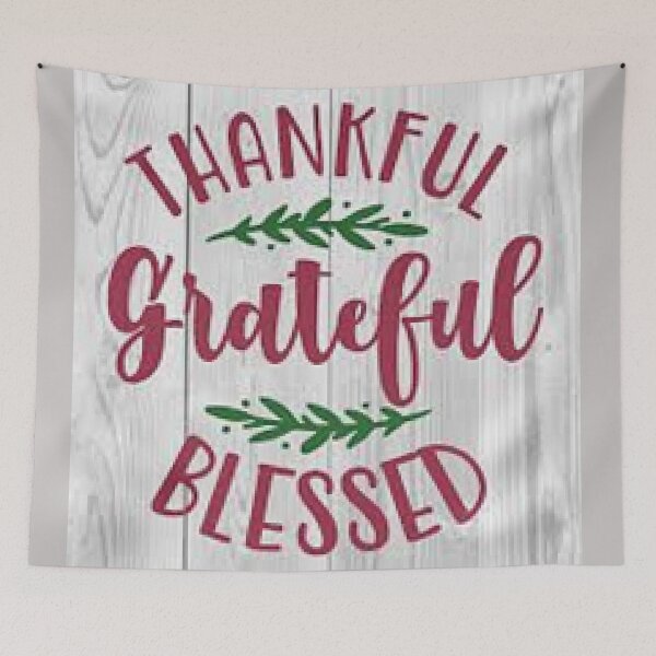 Item preview, Thankful Grateful Blessed Top Trend in Home Decor, designed and sold by lduke47.