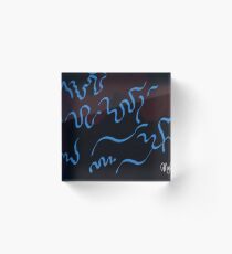 Chase What Glitters Acrylic Block