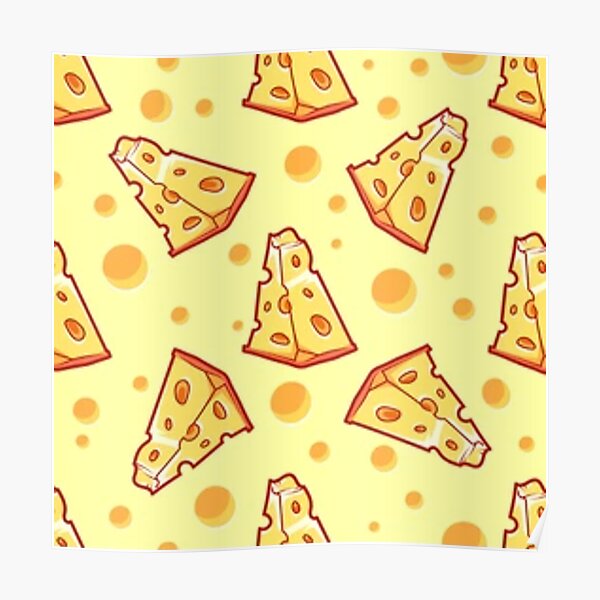 Poster « Wisconsin Cheese State Cheesehead Modèle De Tête De Fromage