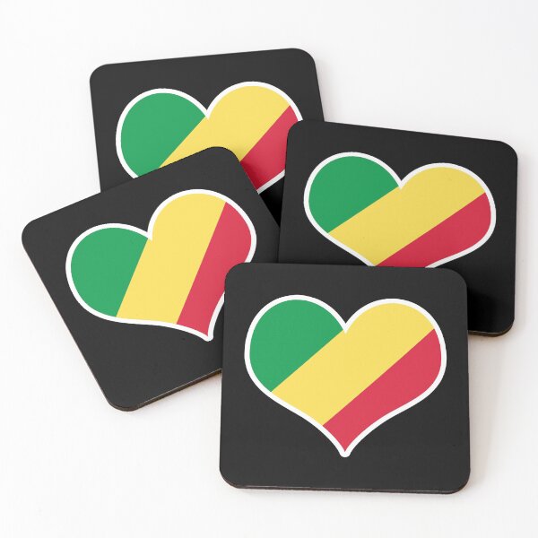 Item preview, Congo Flag Heart designed and sold by PKHalford.