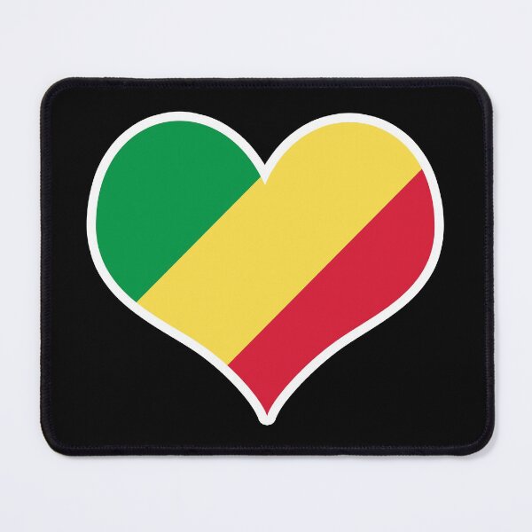 Item preview, Congo Flag Heart designed and sold by PKHalford.