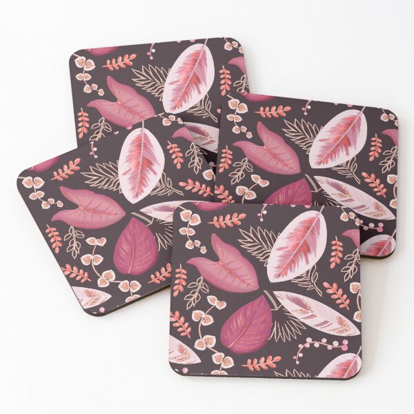 Item preview, Variegated Pink Plants Pattern designed and sold by Rebalien.