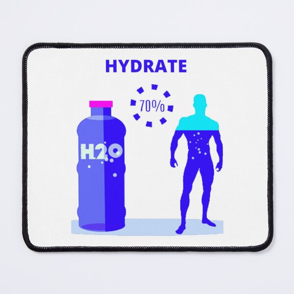 Item preview, DRINK WATER AND HYDRATE - STAY HYDRATED  designed and sold by MrCreativeArts.