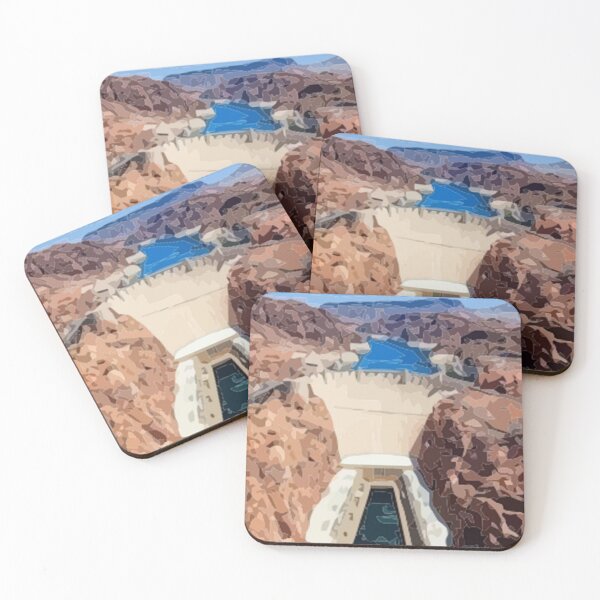 Item preview, Hoover Dam Abstract Painting designed and sold by Positive Lad.
