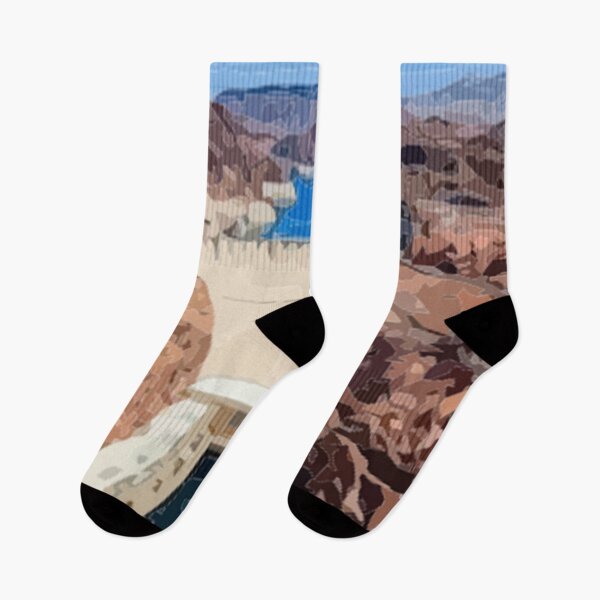 Item preview, Hoover Dam Abstract Painting designed and sold by Positive Lad.