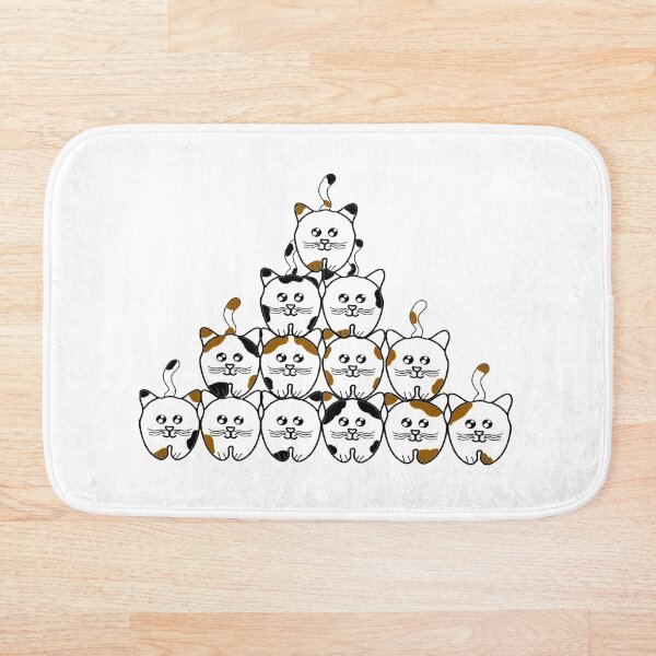 Item preview, pyramid of cats designed and sold by Conquertyle.