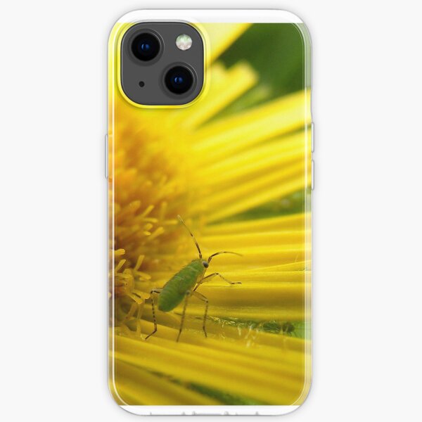 Aphid on Petals iPhone Soft Case