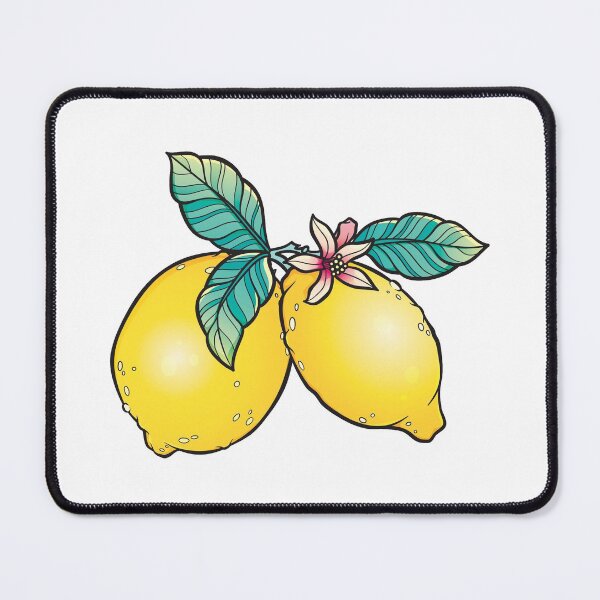 Item preview, Lemon Pair with Blossom designed and sold by Wendy Bazuta.